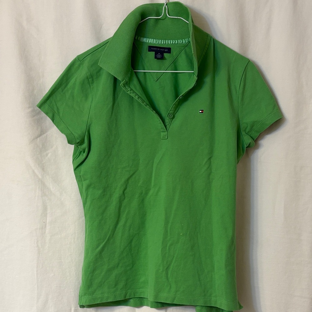 Tommy Hilfiger Vibrant Green Short Sleeve Polo